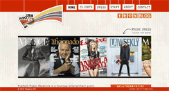 Desktop Screenshot of platformpr.net